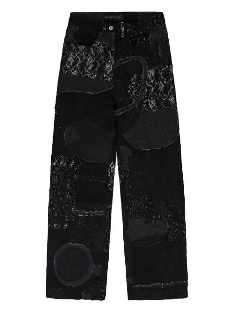 Boro grid jeans by WHO DECIDES WAR