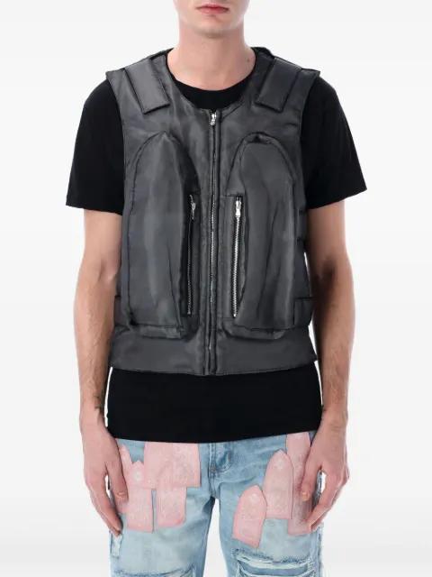 Bullet Point vest by WHO DECIDES WAR