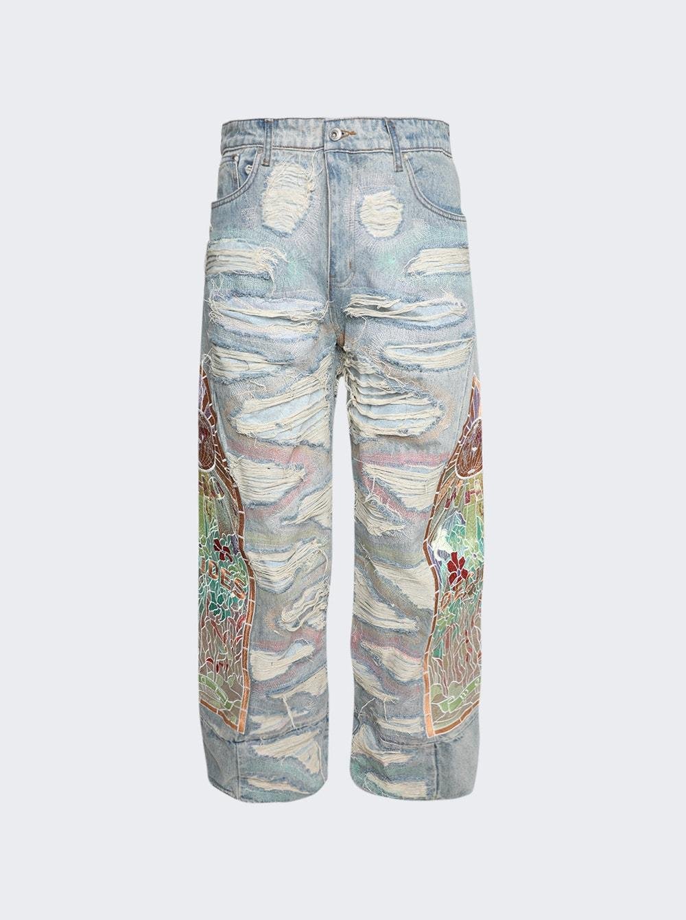 Embroidery Denim Multicolor  | The Webster by WHO DECIDES WAR