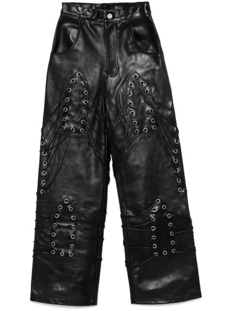 Grommet trousers by WHO DECIDES WAR