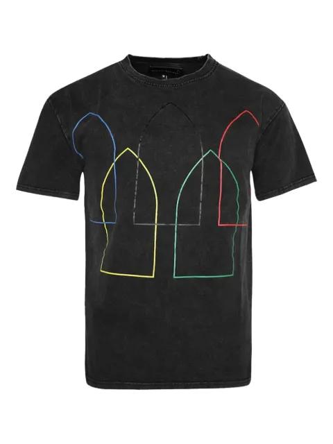 Interwoven Windows T-shirt by WHO DECIDES WAR