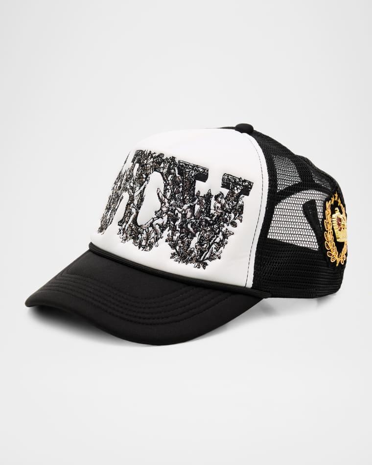 Men's Baroque Embroidered Trucker Hat by WHO DECIDES WAR