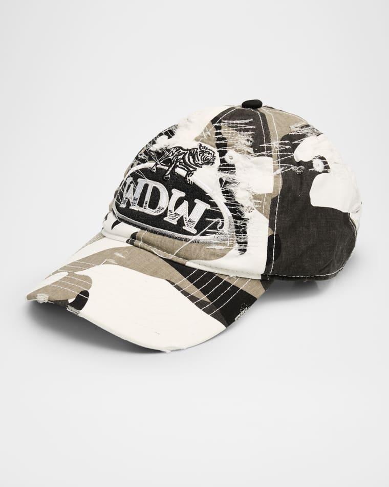 Men's Dale Distressed Cotton Camouflage Baseball Cap by WHO DECIDES WAR