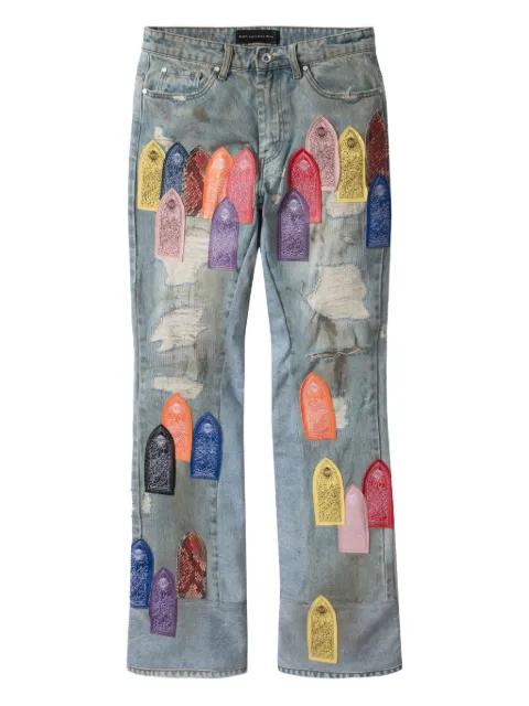 Patch Arched Repaired jeans by WHO DECIDES WAR