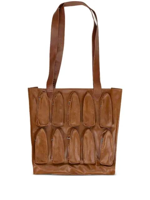Pocket Thorned tote bag by WHO DECIDES WAR