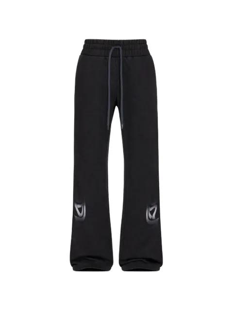 black track pants by WHO DECIDES WAR