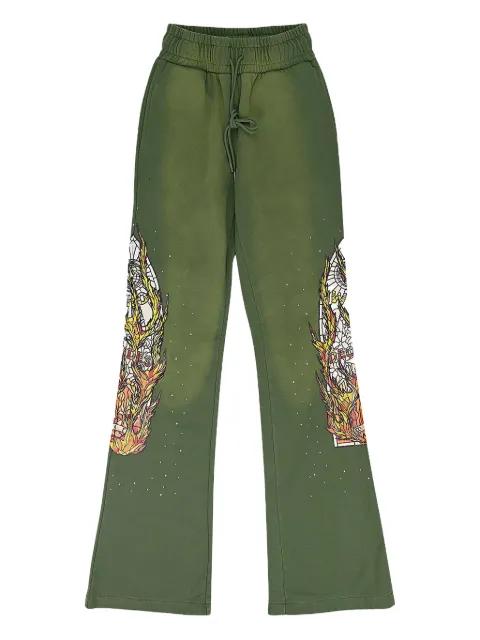 drawstring track pants by WHO DECIDES WAR