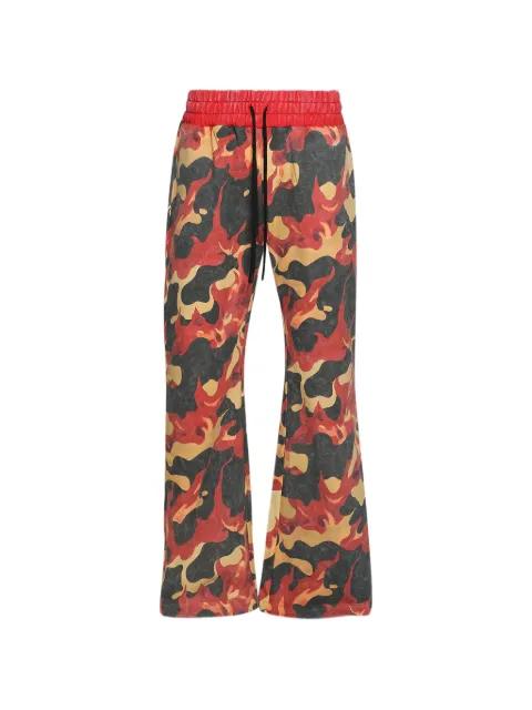 flame camouflage trousers by WHO DECIDES WAR