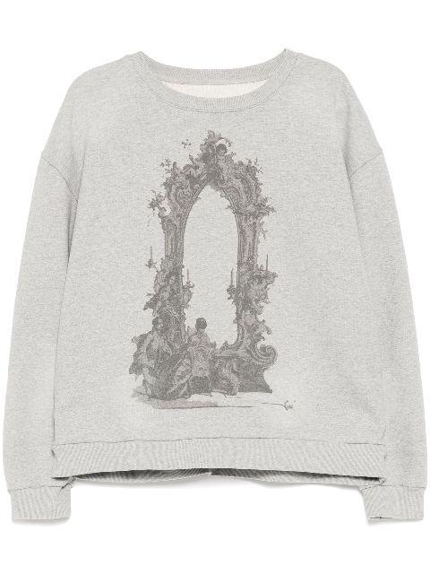 graphic print sweater by WHO DECIDES WAR