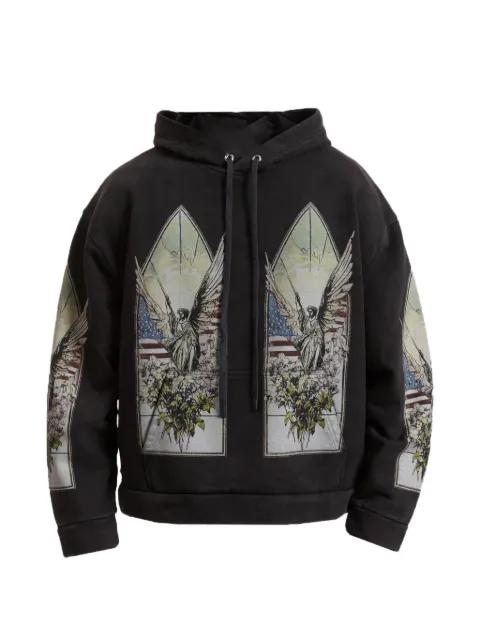 graphic pullover hoodie by WHO DECIDES WAR