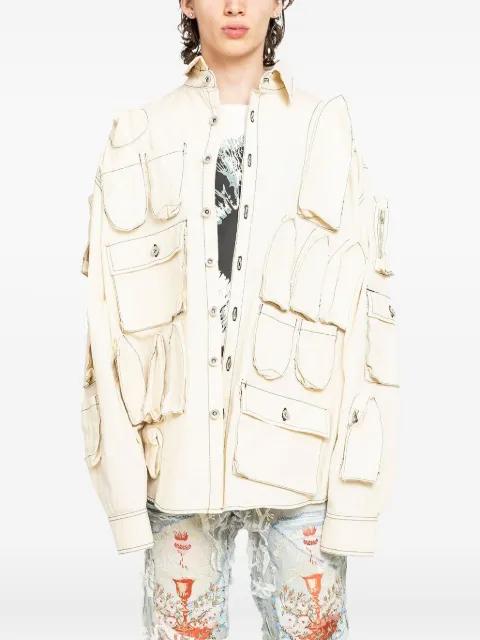 pocket-detail jacket by WHO DECIDES WAR