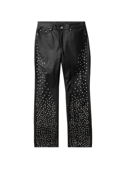 stud-embellished trousers by WHO DECIDES WAR