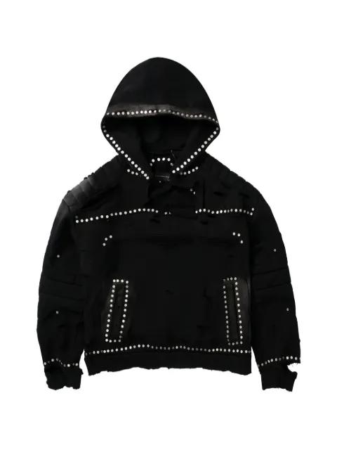 studded hoodie by WHO DECIDES WAR