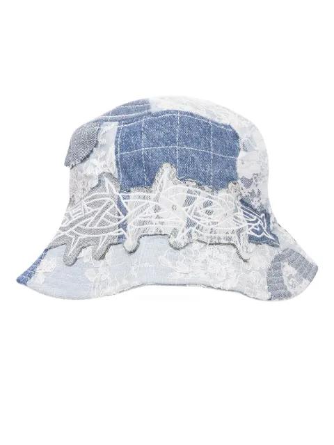 thorn wrapped grid bucket hat by WHO DECIDES WAR