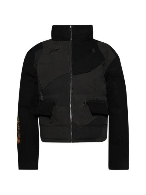 upcycled patchwork jacket by WHO DECIDES WAR