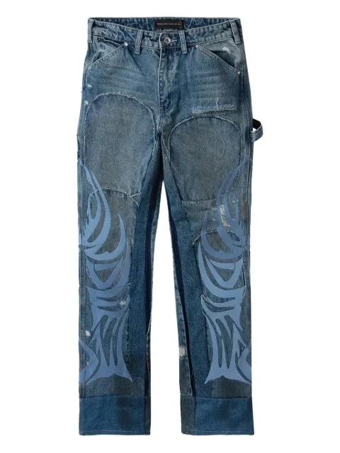 winged carpenter denim jeans by WHO DECIDES WAR