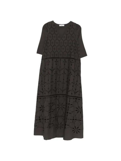 broderie-anglaise midi dress by WHY CI