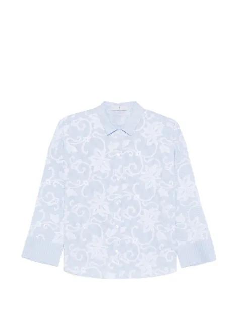 floral-detail shirt by WHY CI