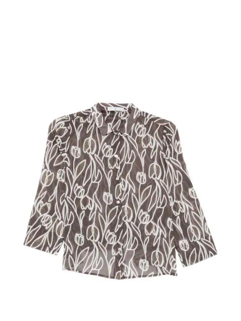 floral-print shirt by WHY CI