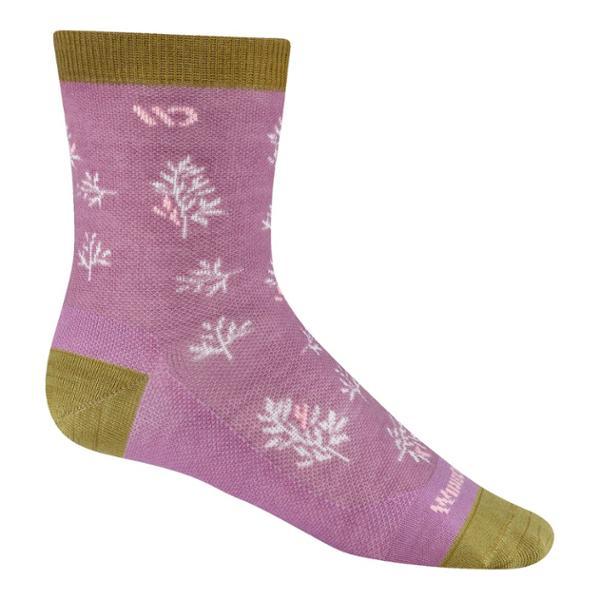 Foliage No Cushion Micro Crew Socks by WIDE OPEN