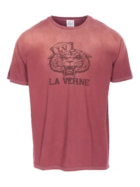 La Verne printed crew-neck T-shirt by WILD DONKEY