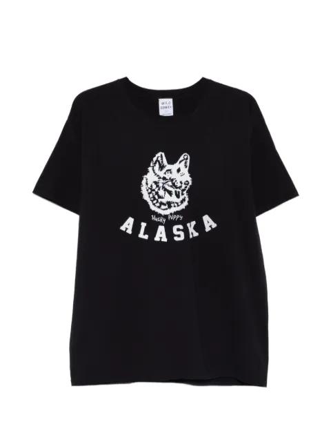 logo-print T-shirt by WILD DONKEY