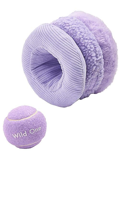 Wild One Tennis Tuft Plush Toy in Lavender by WILD ONE