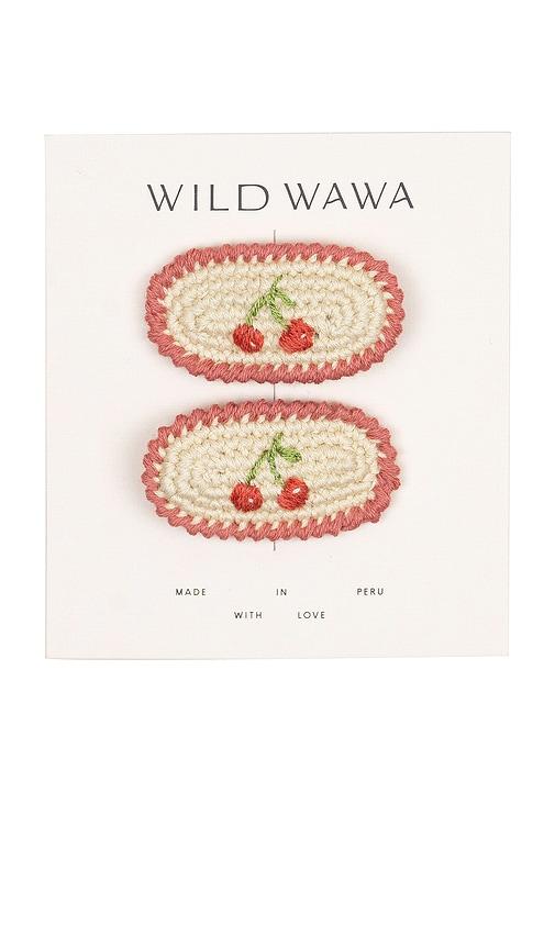 Wild Wawa Crochet Clip Set in Multi by WILD WAWA