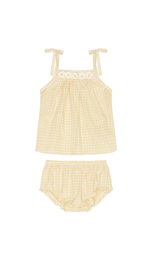 Wild Wawa Crochet Daisy Set in Lemon by WILD WAWA