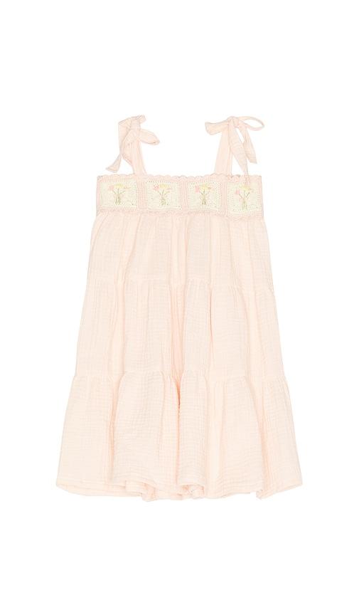 Wild Wawa Crochet Dress in Pink by WILD WAWA