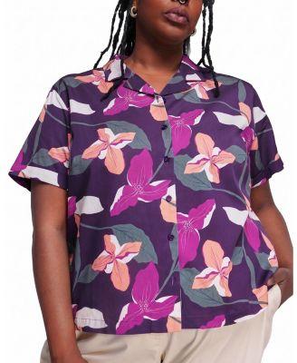 Plus The Everyday Camp Button Up Shirt by WILDFANG