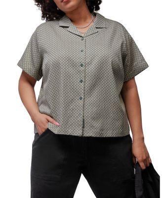 Plus The Everyday Camp Button Up Shirt by WILDFANG
