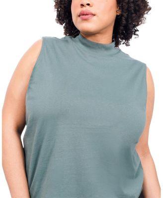 Plus The Everyday Mock Neck Tank Top by WILDFANG