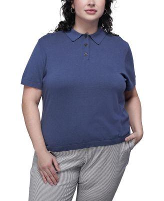 Plus The Everyday Sweater Polo by WILDFANG