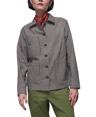 The Essential Railroad Stripe Utility Jacket by WILDFANG