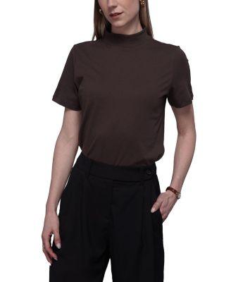 The Everyday Mock Neck Tee by WILDFANG