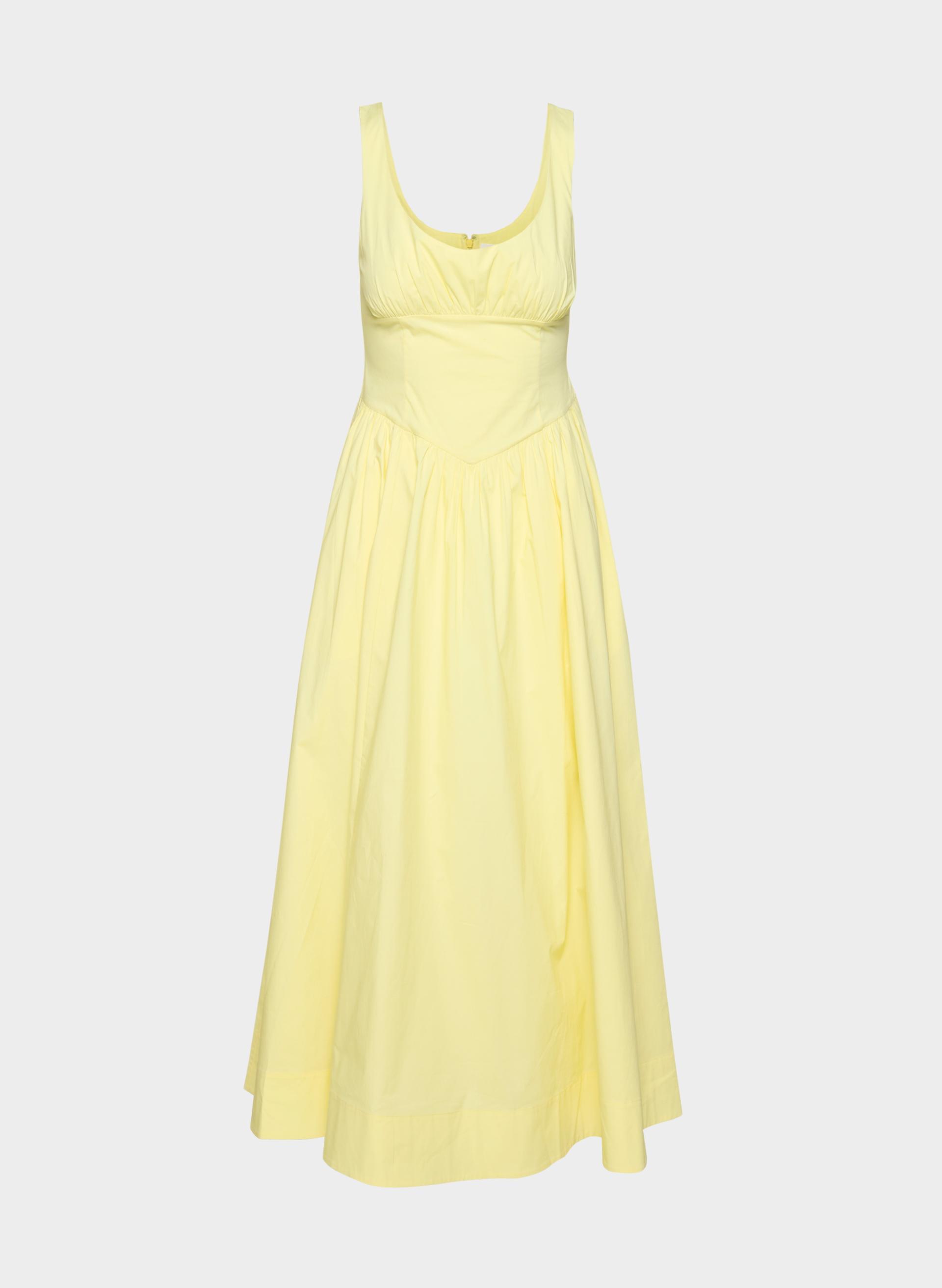 BERGAMOT POPLIN DRESS by WILFRED