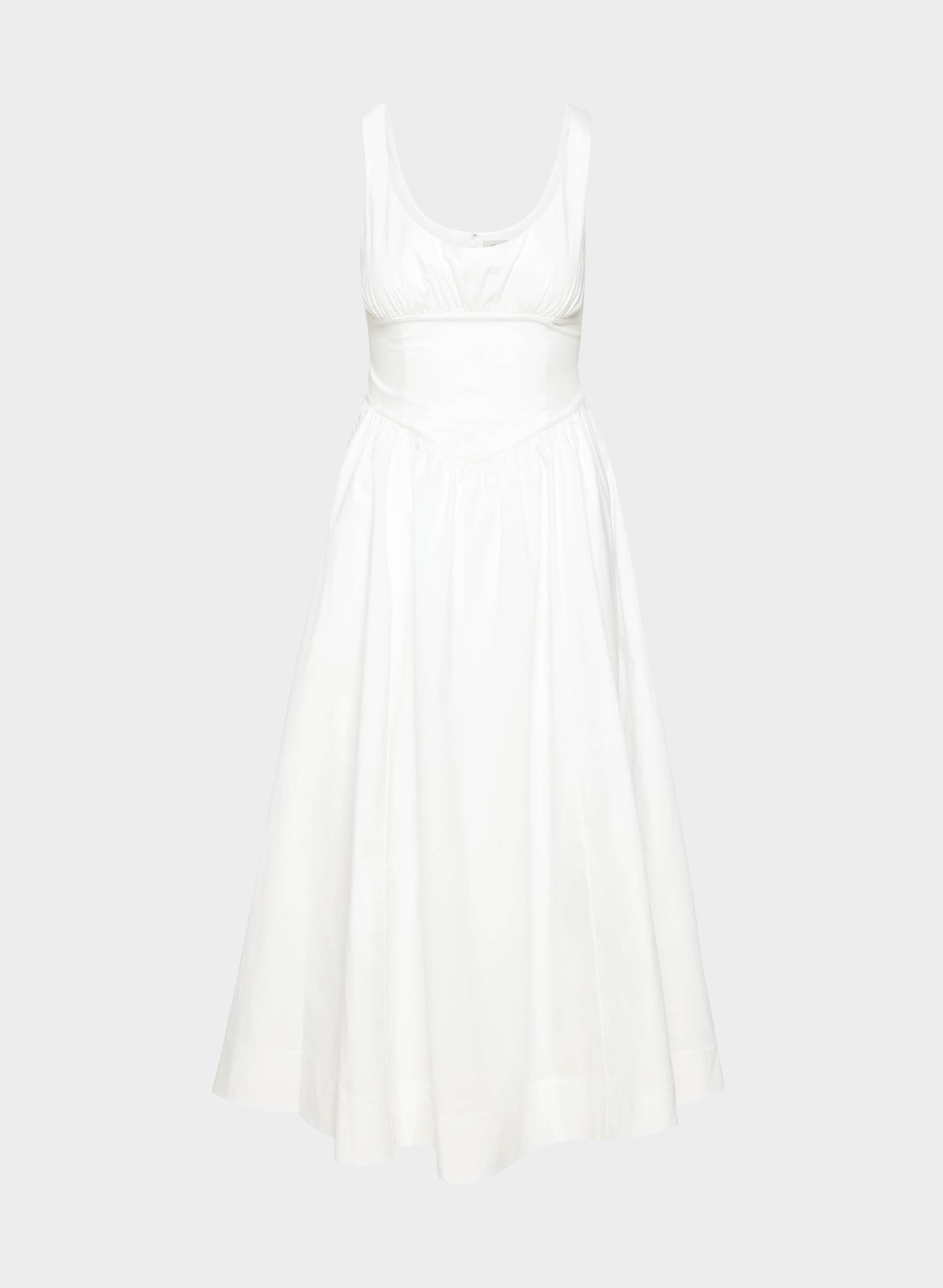 BERGAMOT POPLIN DRESS by WILFRED