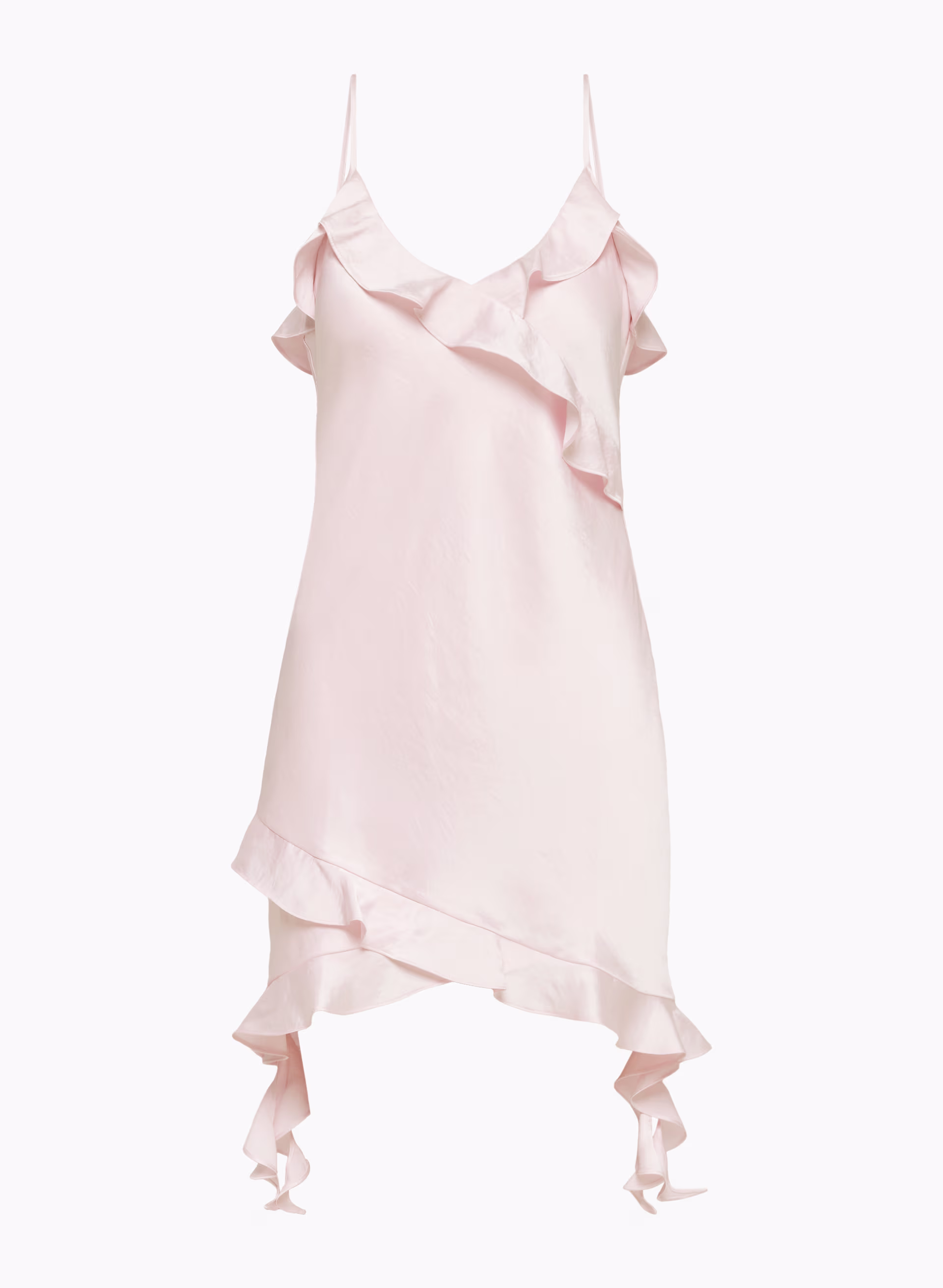 BOTANICAL SATIN DRESS by WILFRED