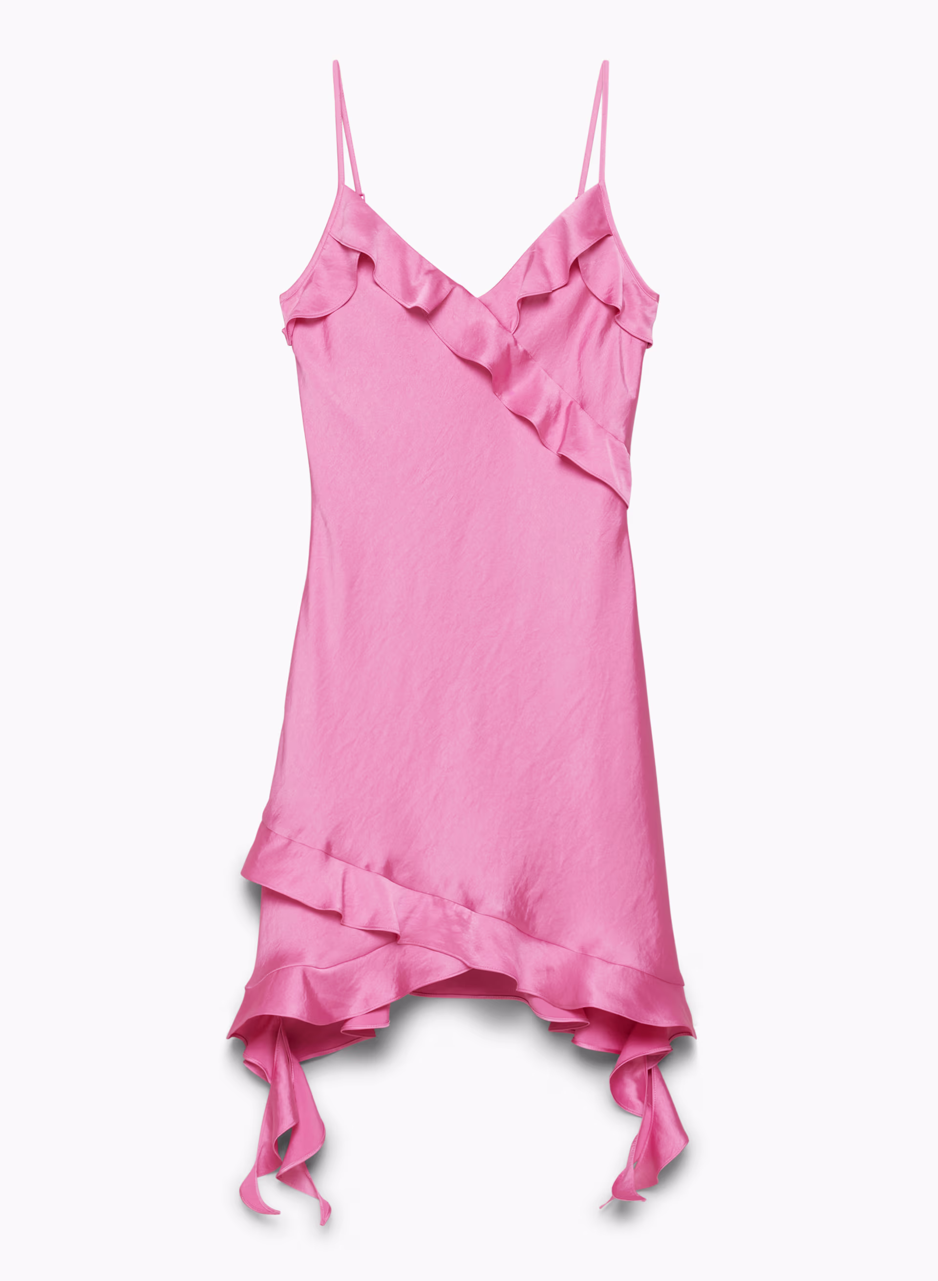 BOTANICAL SATIN DRESS by WILFRED