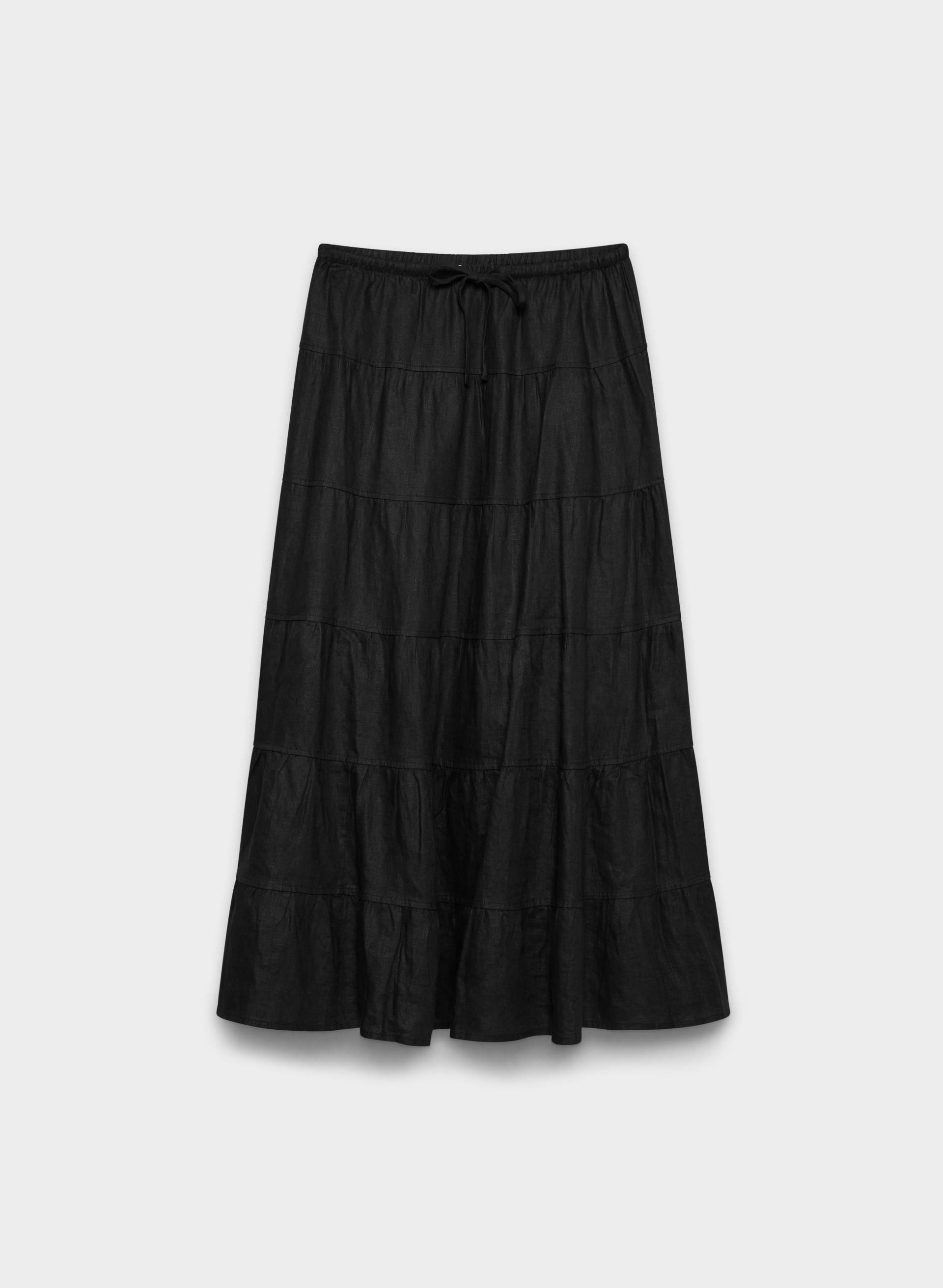 BOUQUET LINEN SKIRT by WILFRED