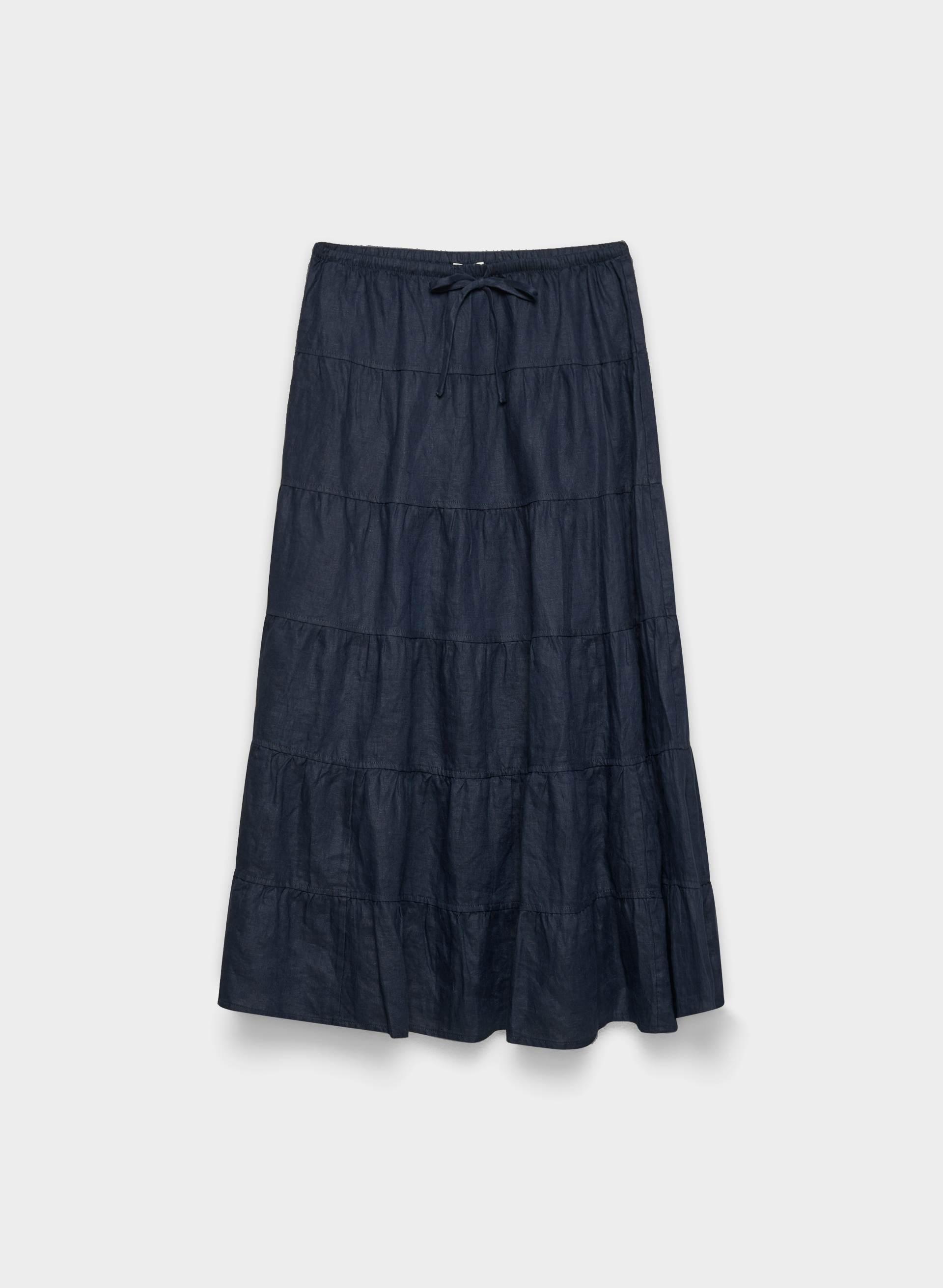 BOUQUET LINEN SKIRT by WILFRED