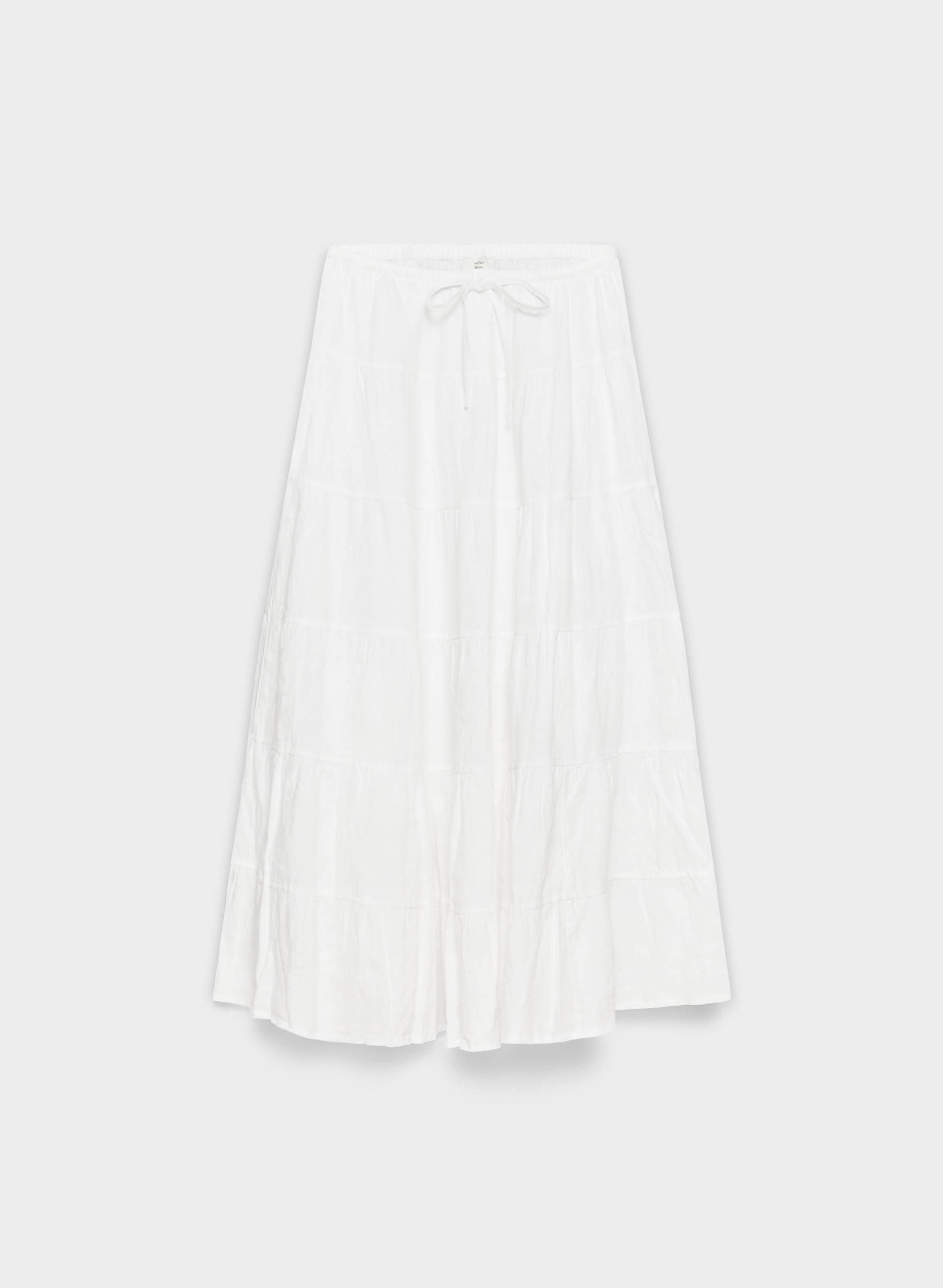BOUQUET LINEN SKIRT by WILFRED