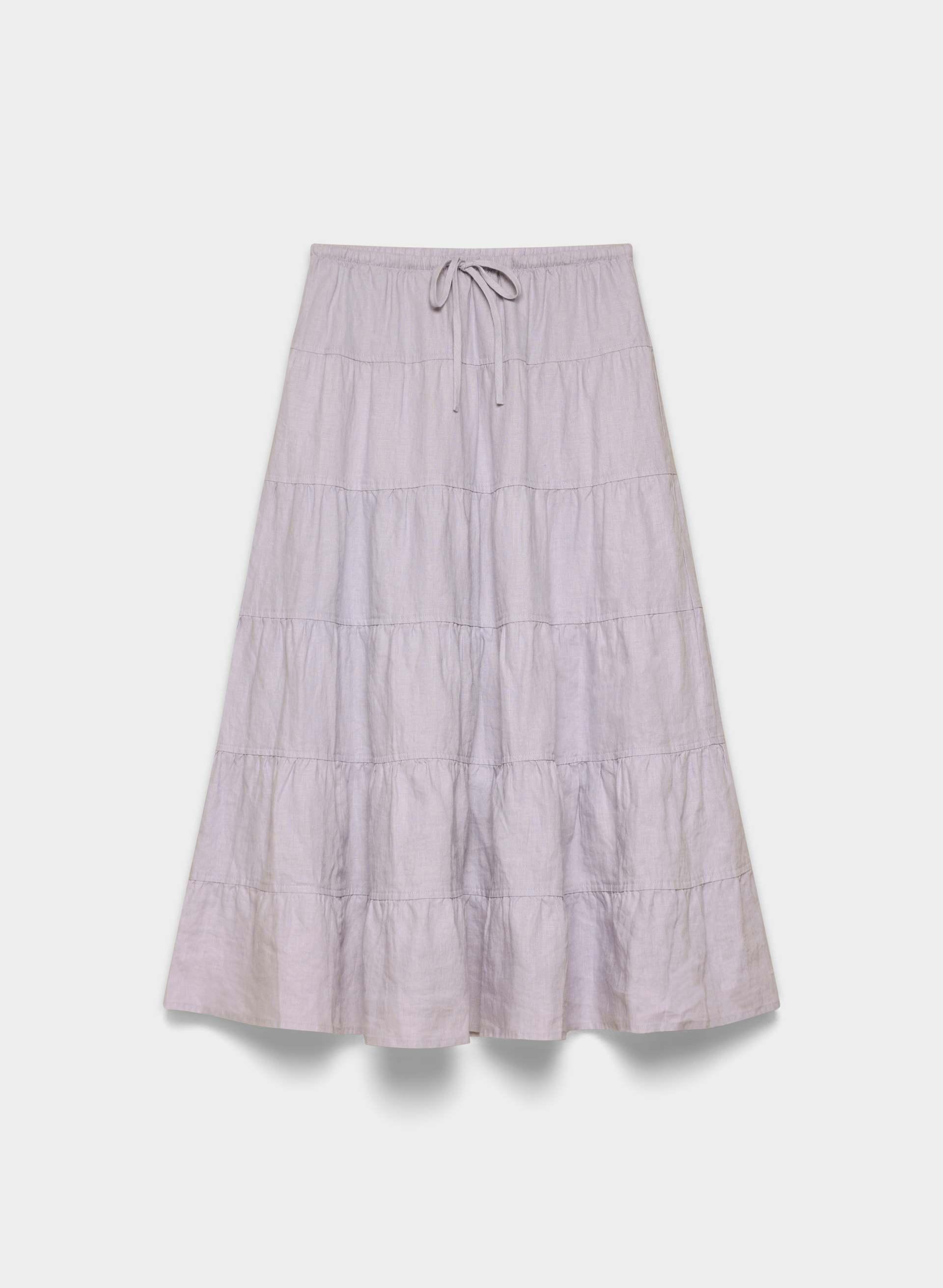 BOUQUET LINEN SKIRT by WILFRED