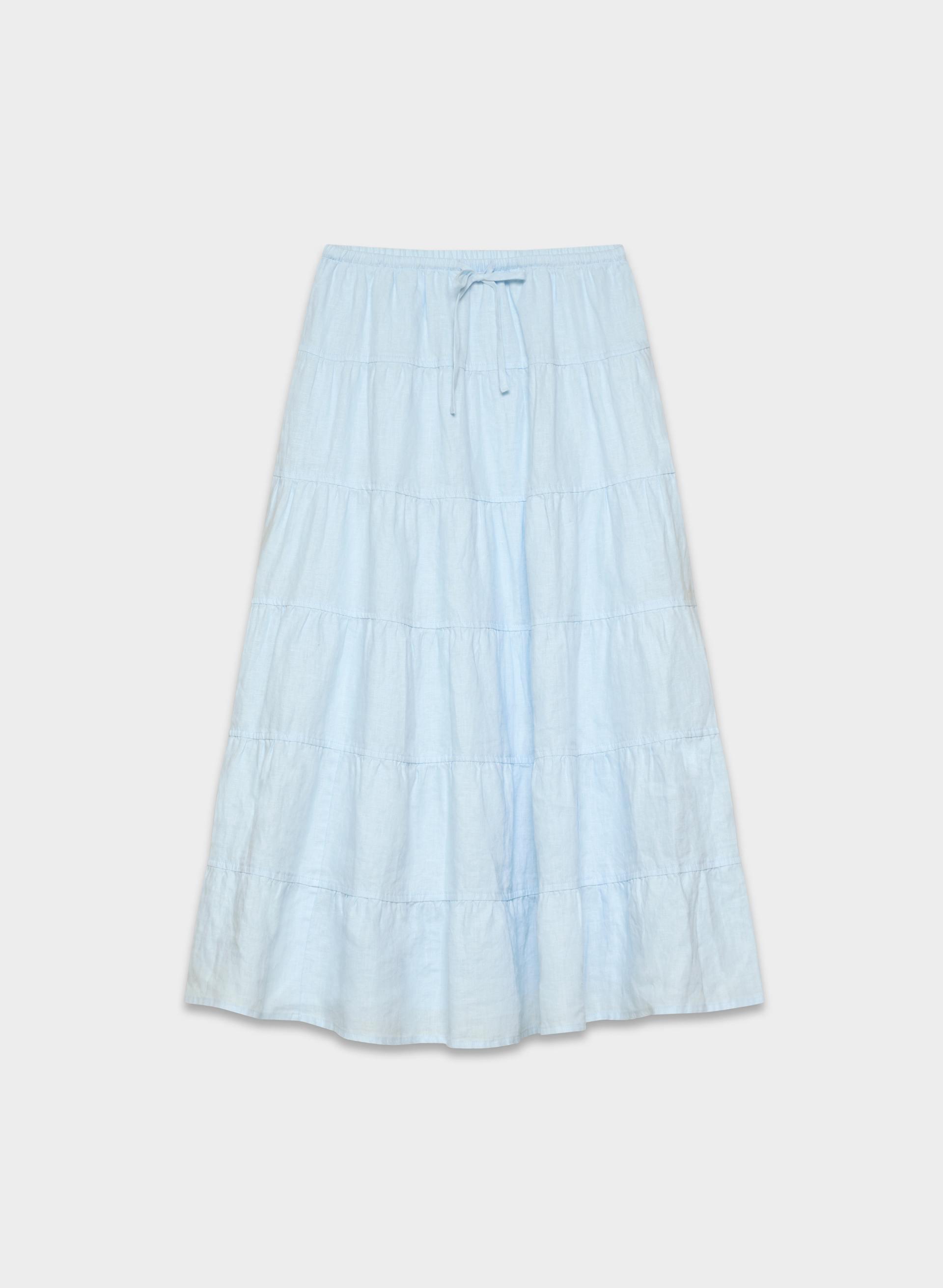 BOUQUET LINEN SKIRT by WILFRED