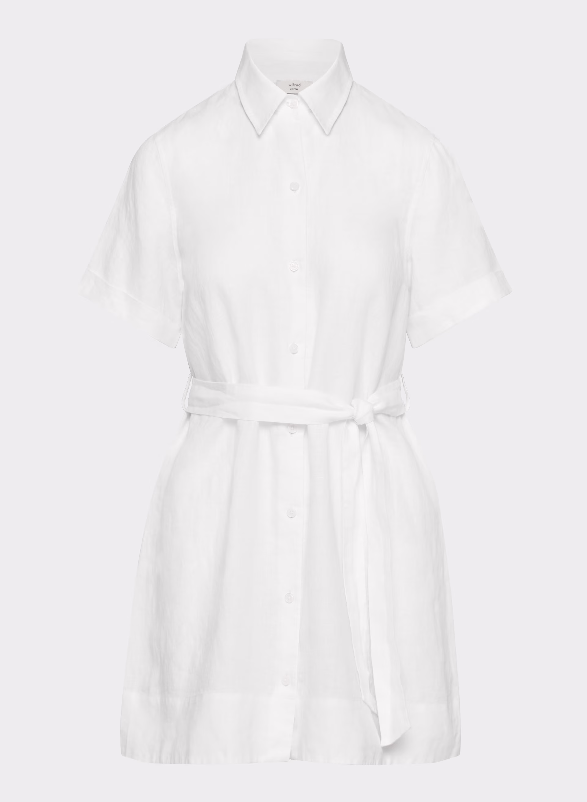 ELETA LINEN MINI DRESS by WILFRED