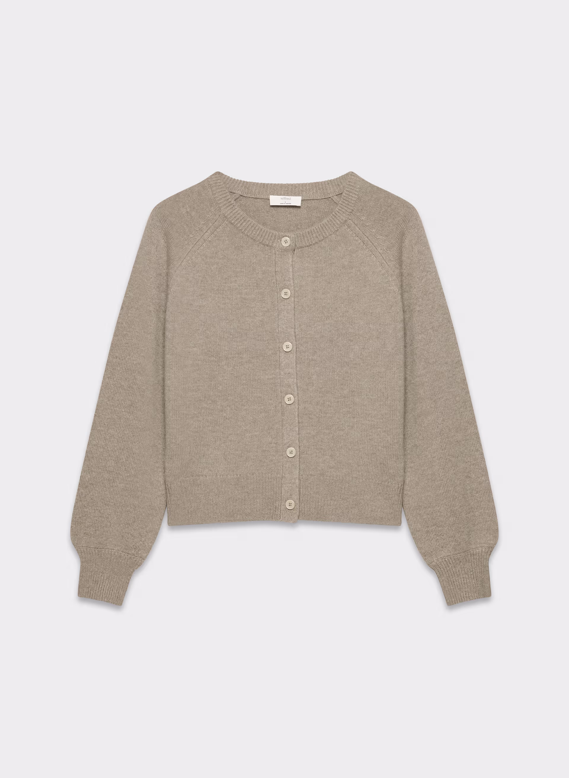 ESSENTIAL WOOL CASHMERE LONDON CARDIGAN by WILFRED