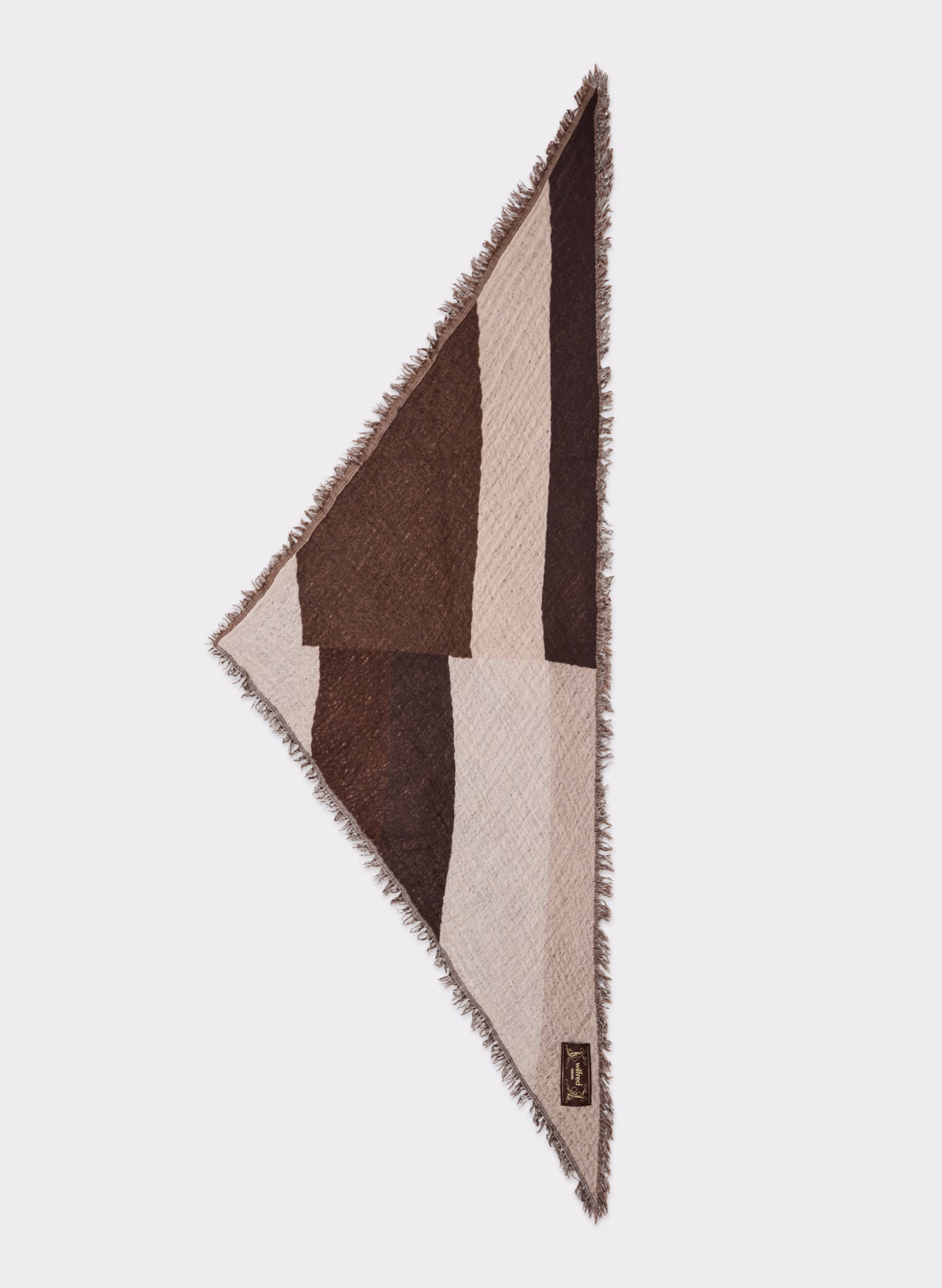 FAROE MERINO WOOL TRIANGLE SCARF by WILFRED