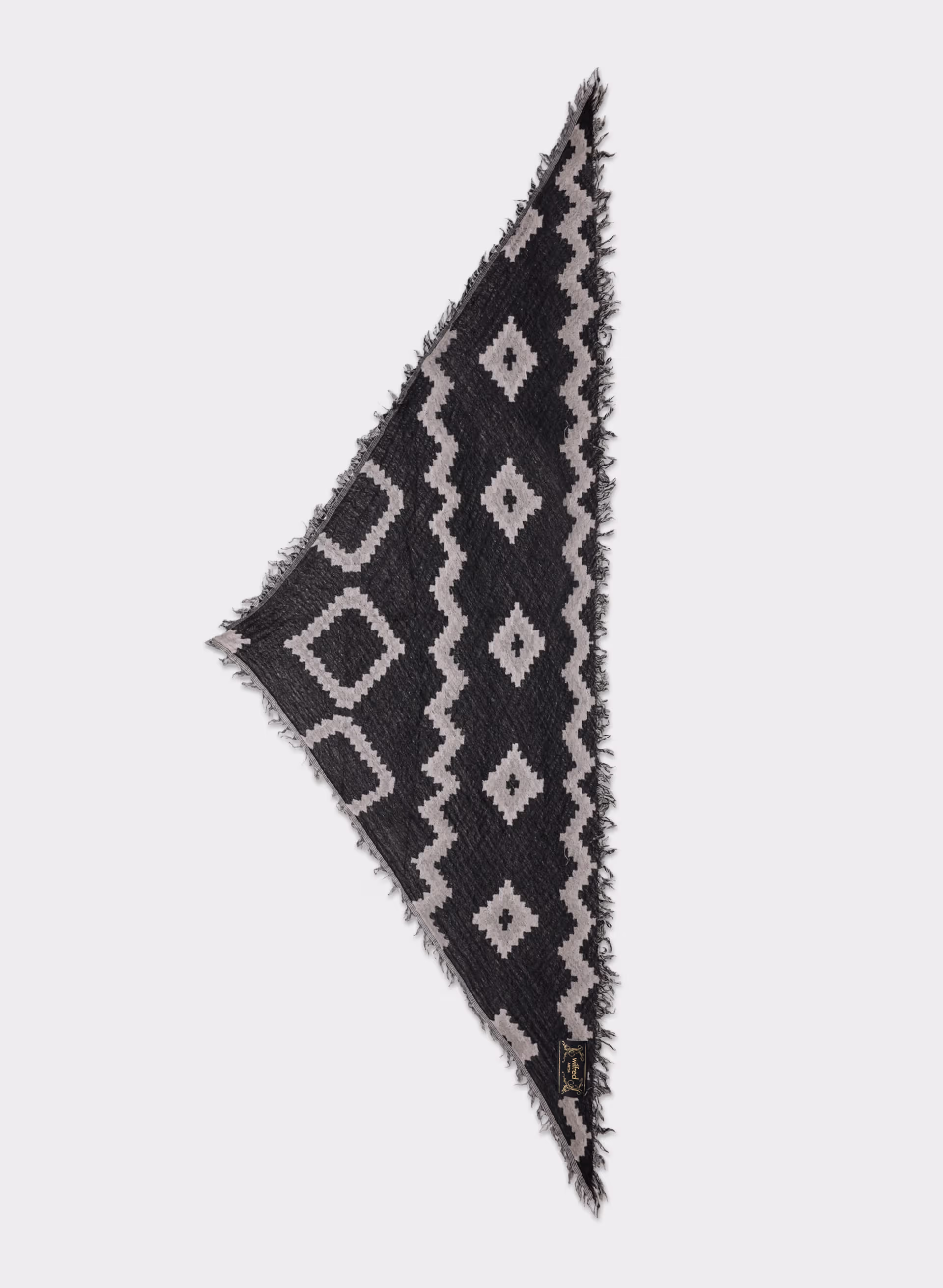 FAROE MERINO WOOL TRIANGLE SCARF by WILFRED