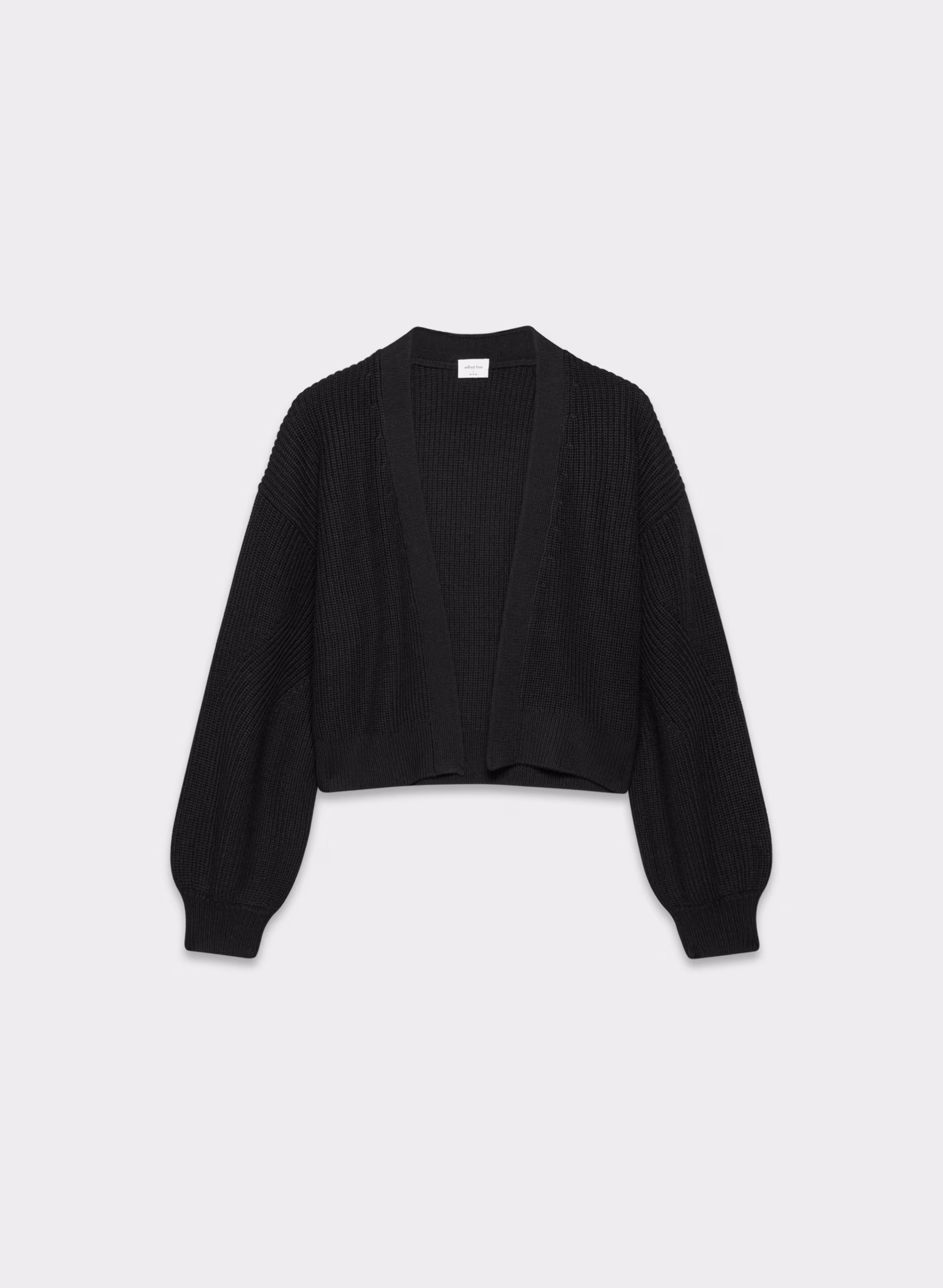 UNWIND MERINO WOOL WAIST CARDIGAN by WILFRED FREE